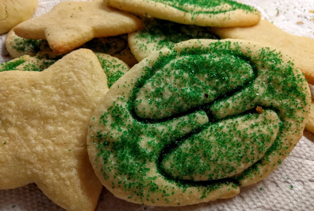 Jubilee cookie and unfrosted stars