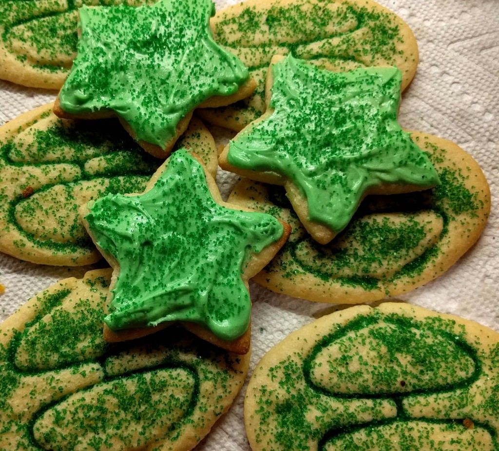 Jubilee Cookies and Frosted Green Stars!